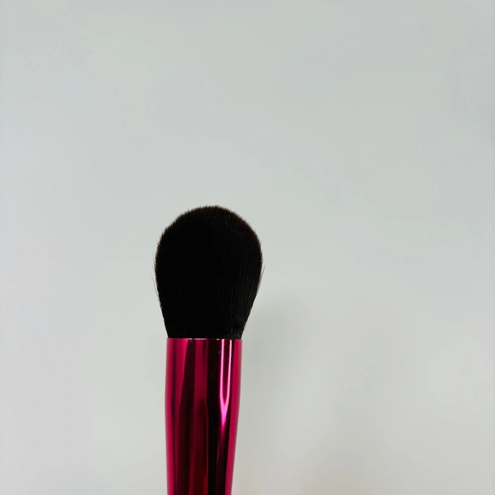 NWOT SHAINA B Miami Setting Powder Makeup Brush | Hot Pink Metallic